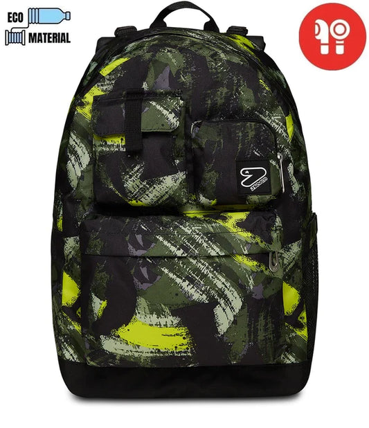 ZAINO Seven® REVERSIBILE POCKETS CON EARPHONES WIRELESS - DOUBLE ROLLER STAIN