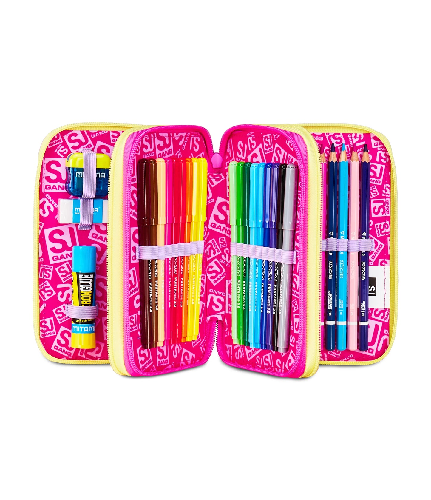 ASTUCCIO 3 ZIP - GAME LED GIRL