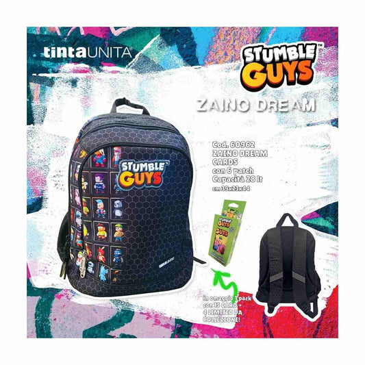Zaino stumble guys - dream all black tinta unita