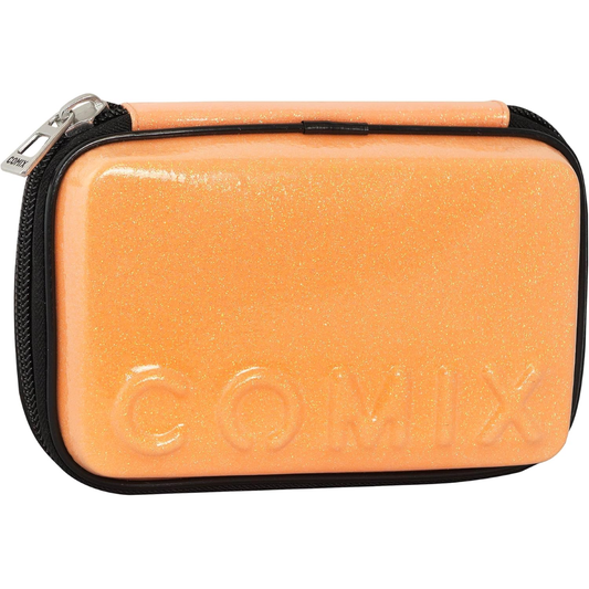ASTUCCIO CORREDINO MAXI ZIP COMIX ART. 73795 ARANCIONE GLITTER