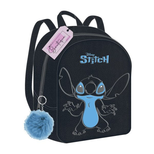 STITCH Zainetto Tempo Libero con Pom-Pon Decorativo Originale By Maricart Nuova Collezione
