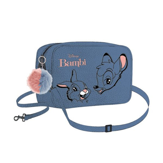 BAMBI Tracollina Tempo Libero con Pom-Pon Decorativo Originale By Maricart Nuova Collezione