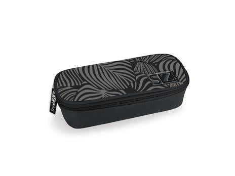 Astuccio ovale ScuolaZOO 2022, nero - 22 x 5 x 10 cm