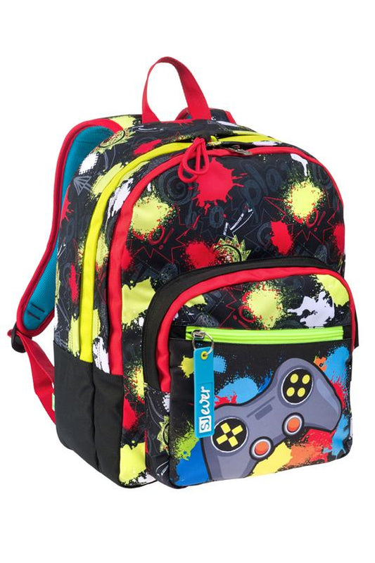 Zaino Dop. Scomp. Sj Gang Sj Ever Playjam Boy, Fiery Red