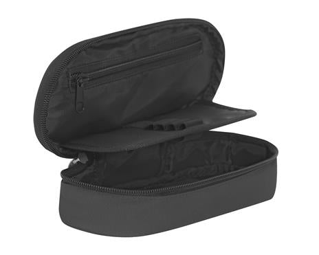 Astuccio Ovale Organizzato Monocolore Nero Comix