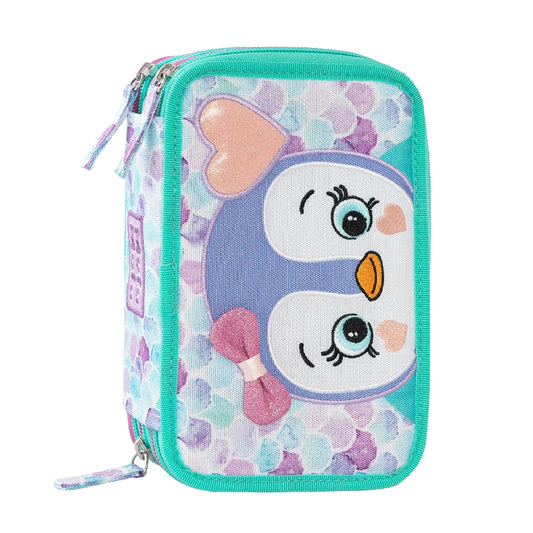 ASTUCCIO 3 ZIP MOFUMOFU PINGUINO