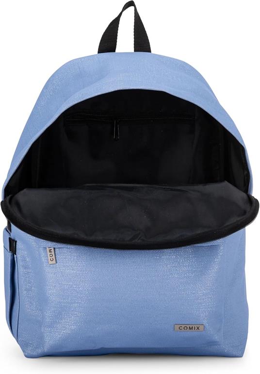 Zaino Americano Lurex Azzurro Comix