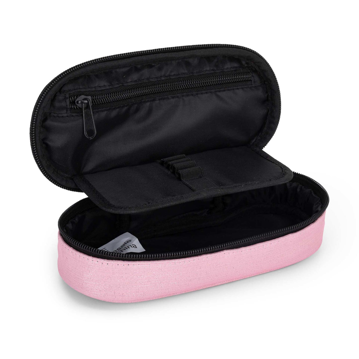 Astuccio Ovale Organizzato Lurex Rosa Comix