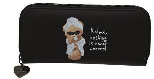 PORTAFOGLI BENNY BEAR MINIPA NERO