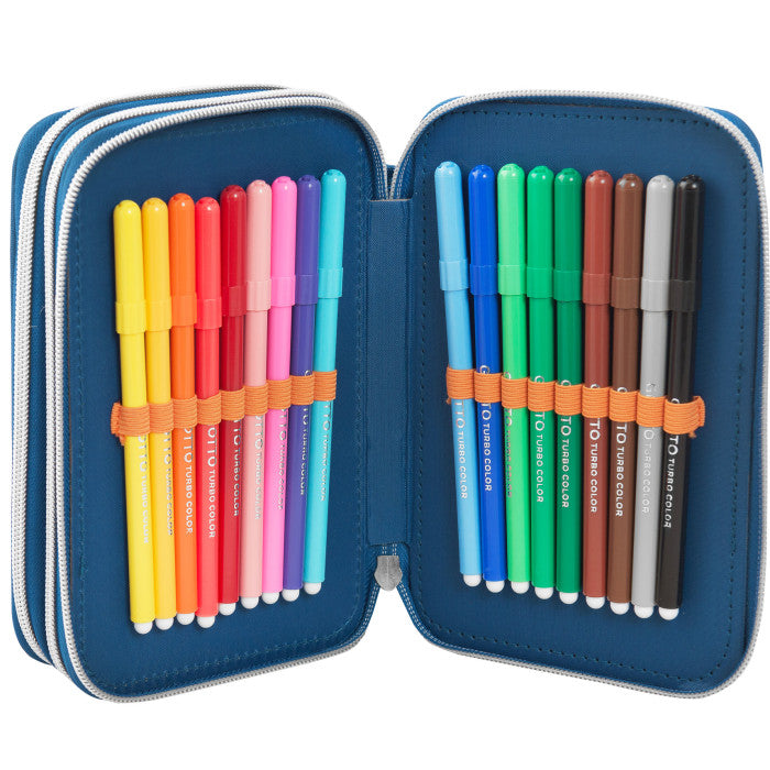 ASTUCCIO 3 ZIP CON CORREDO DRAGON BALL
