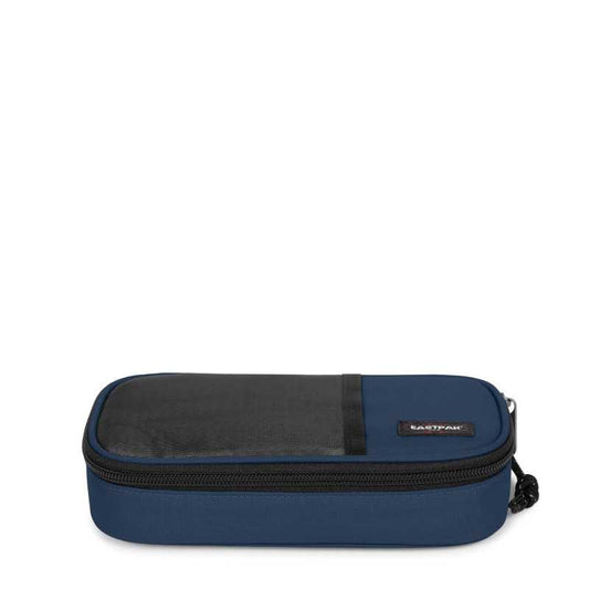 ASTUCCIO eastpak OVAL MESH portapenne con zip NAUTIC NAVY blu
