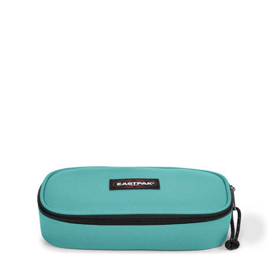ASTUCCIO eastpak OVAL SINGLE portapenne con zip STREAM BLUE
