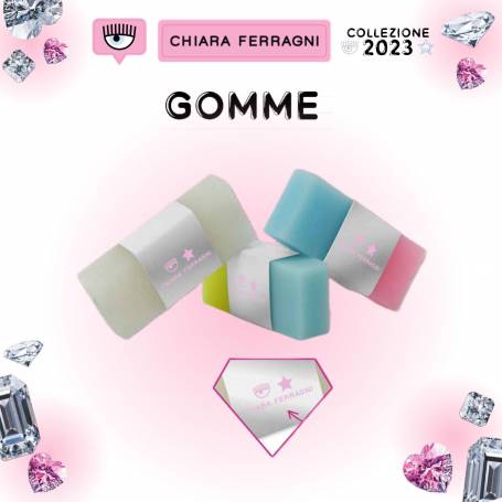 BLISTER 3 GOMME CHIARA FERRAGNI 2023