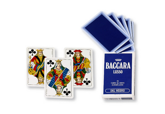 CARTE BACCARA LUSSO - MAZZO BLU