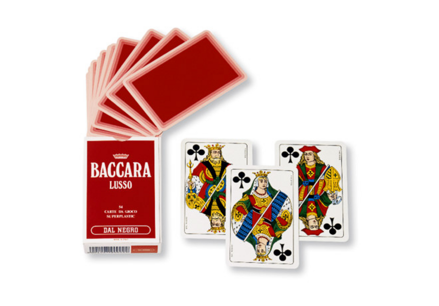 CARTE BACCARA LUSSO - MAZZO ROSSO