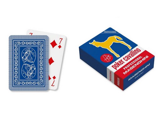 CARTE POKER CAVALLINO - MAZZO BLU