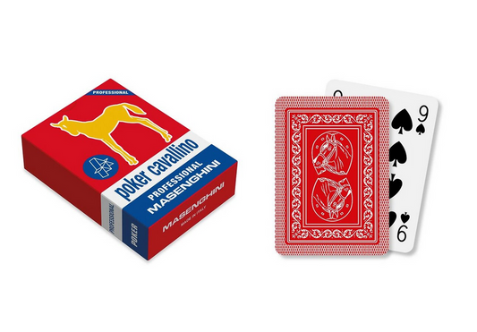 CARTE POKER CAVALLINO - MAZZO ROSSO