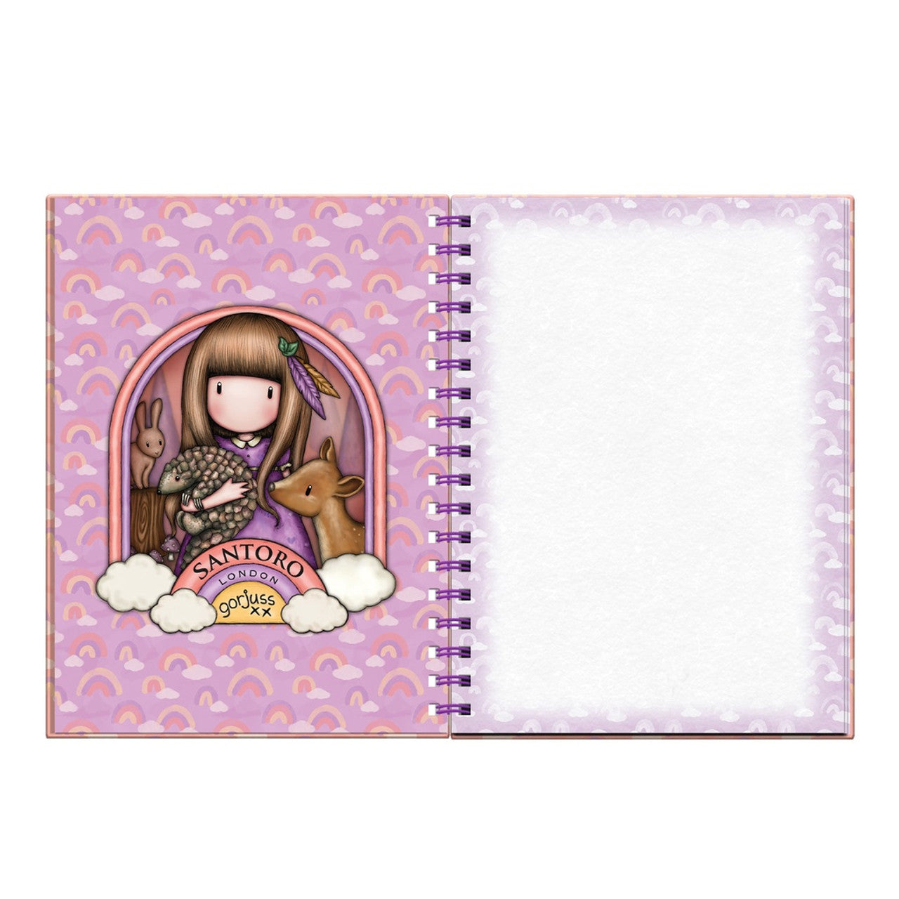 NOTEBOOK CON STATIONERY BE KIND TO ALL CREATURES GORJUSS
