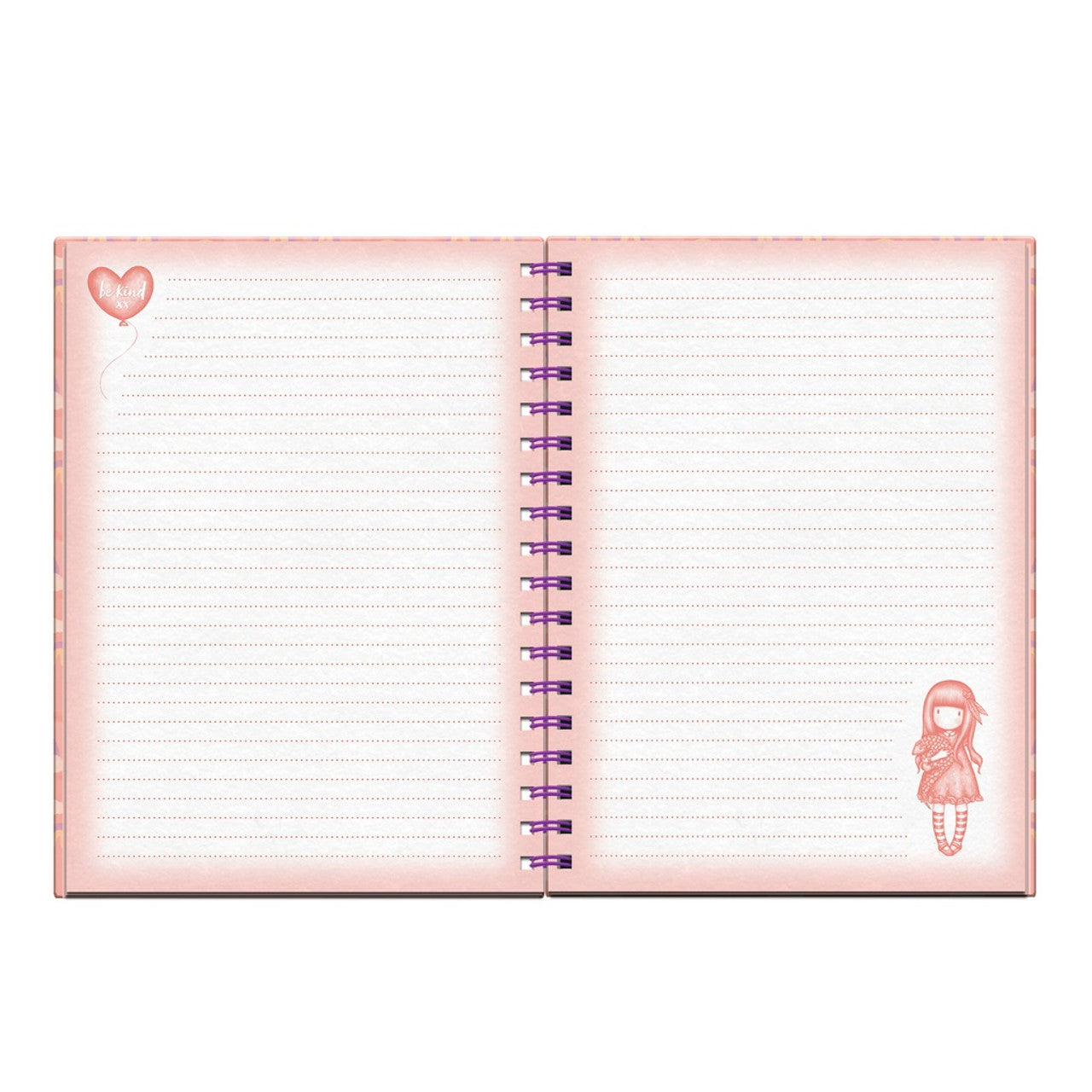 NOTEBOOK CON STATIONERY BE KIND TO ALL CREATURES GORJUSS