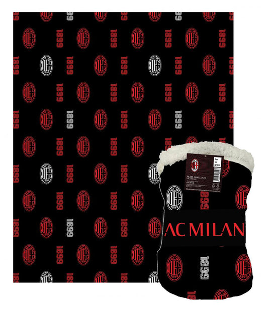 130x160 PLAID AGNELLATO MILAN CON BANDEROLL 40703