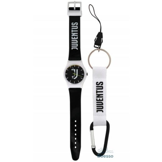 KIT OROLOGIO CON PORTACHIAVI JUVENTUS (Cod. JU1136)