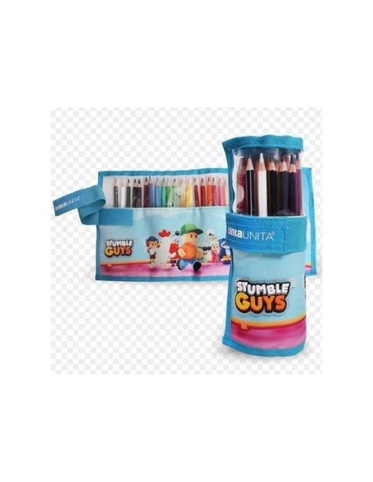 ROTOLO PASTELLI STUMBLE GUYS ALL BLACK TINTA UNITA