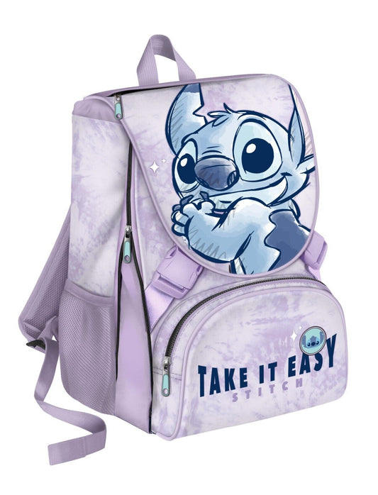 Zaino Estensibile Scuola Disney Stitch