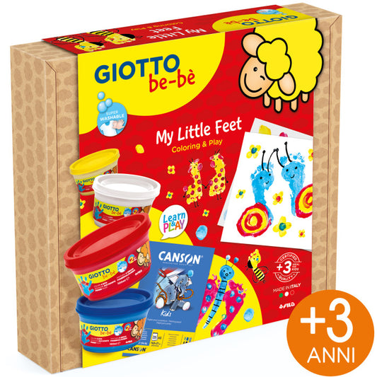 SET GIOCO CREATIVO MY LITTLE FEET GIOTTO BE-BE' FILA