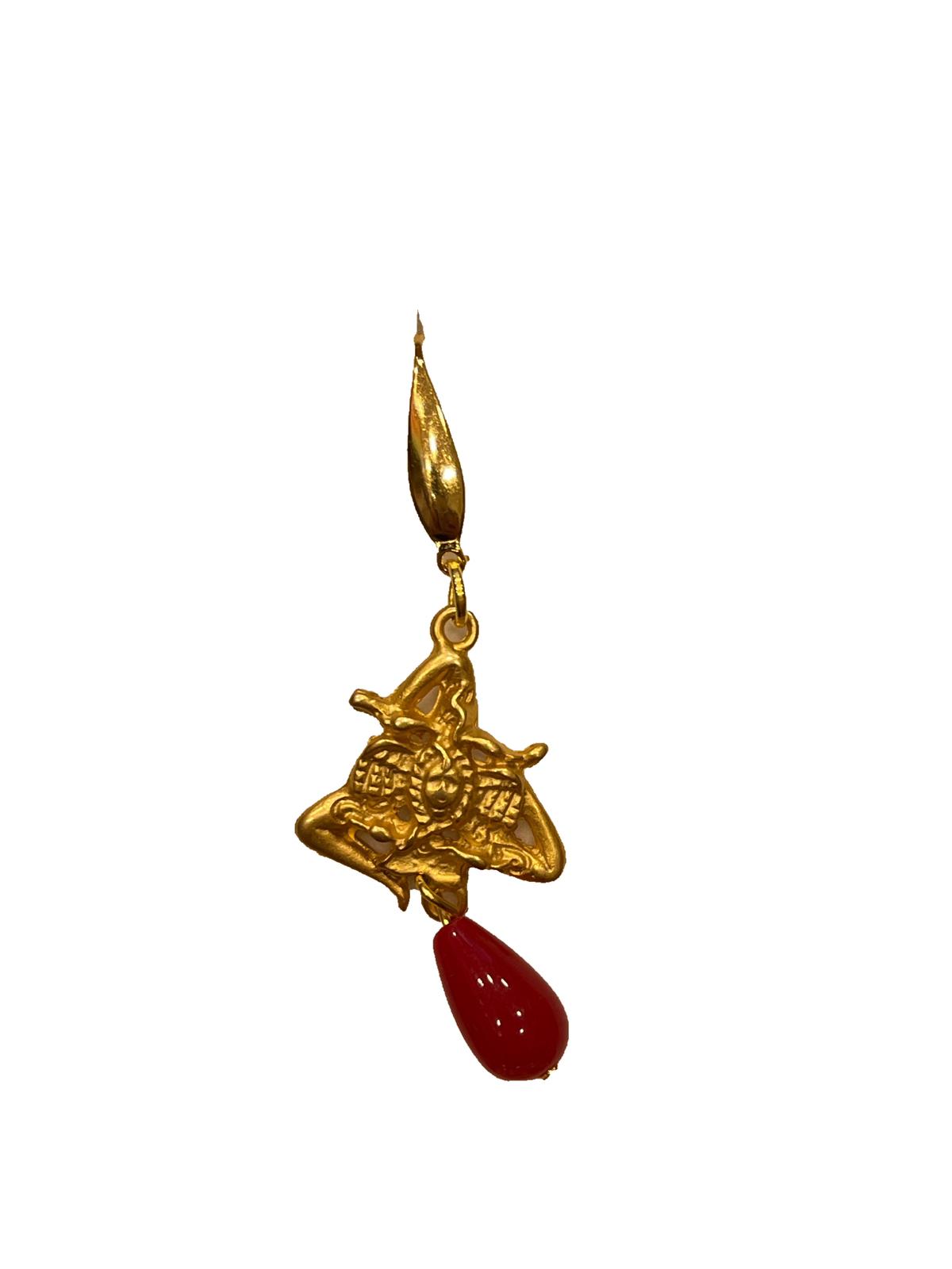 ORECCHINI COLLEZIONE SICILIA BASE ORO E PIETRE