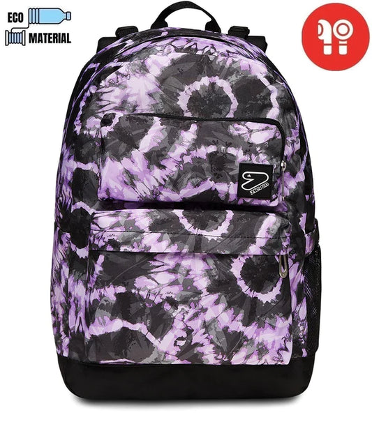 ZAINO Seven® REVERSIBILE POCKETS CON EARPHONES WIRELESS - THE DOUBLE LEAFY