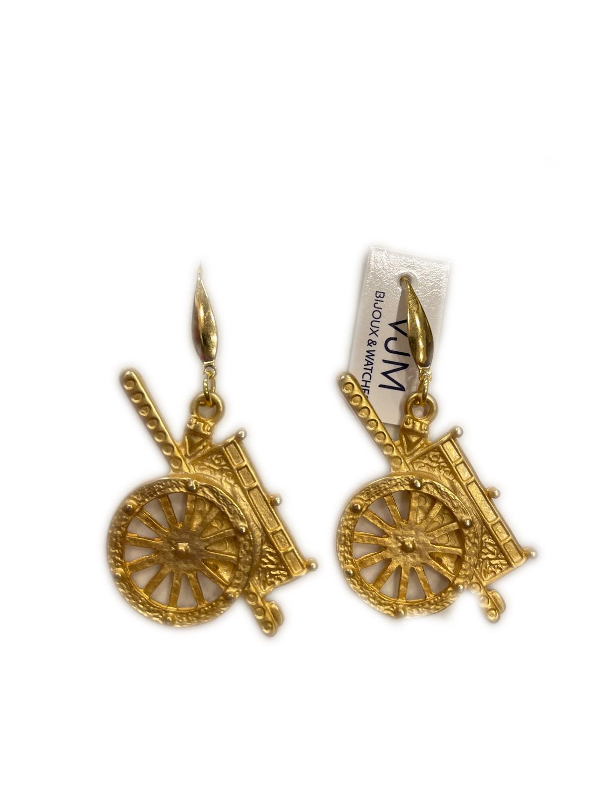 ORECCHINI COLLEZIONE SICILIA BASE ORO E PIETRE