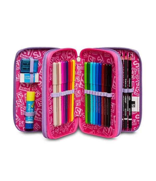 ASTUCCIO 3 ZIP - FLEECY GIRL SJ