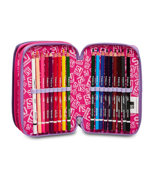 ASTUCCIO 3 ZIP - FLEECY GIRL SJ