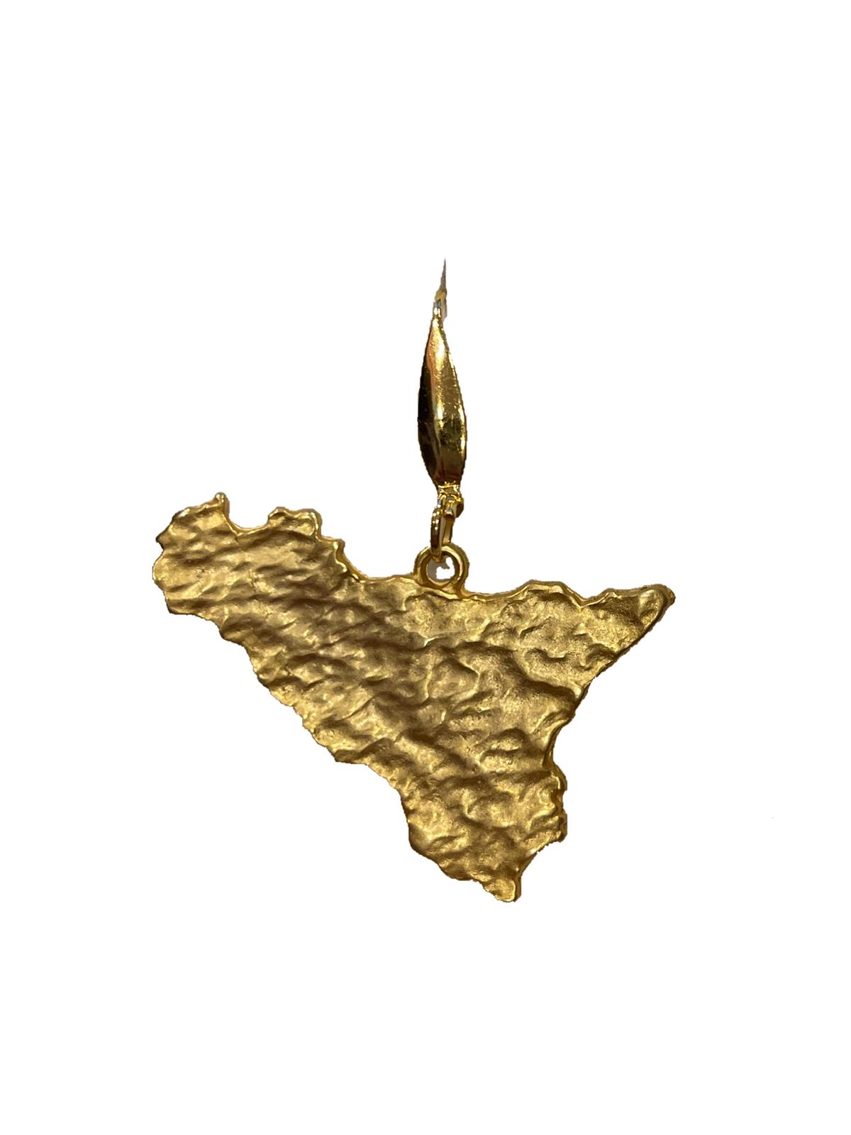 ORECCHINI COLLEZIONE SICILIA BASE ORO E PIETRE