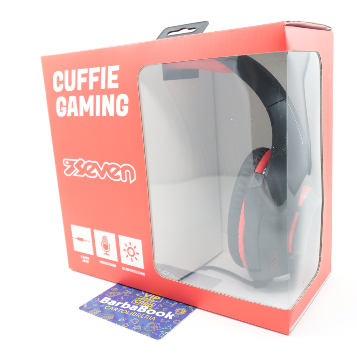 CUFFIE DA GAMING CON MICROFONO SEVEN