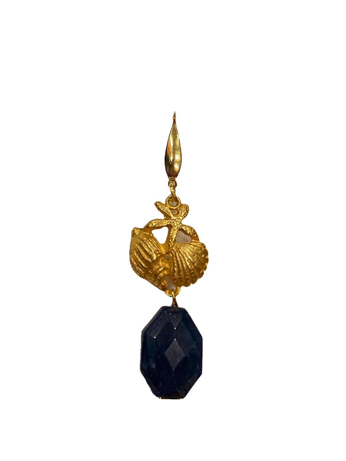 ORECCHINI COLLEZIONE SICILIA BASE ORO E PIETRE