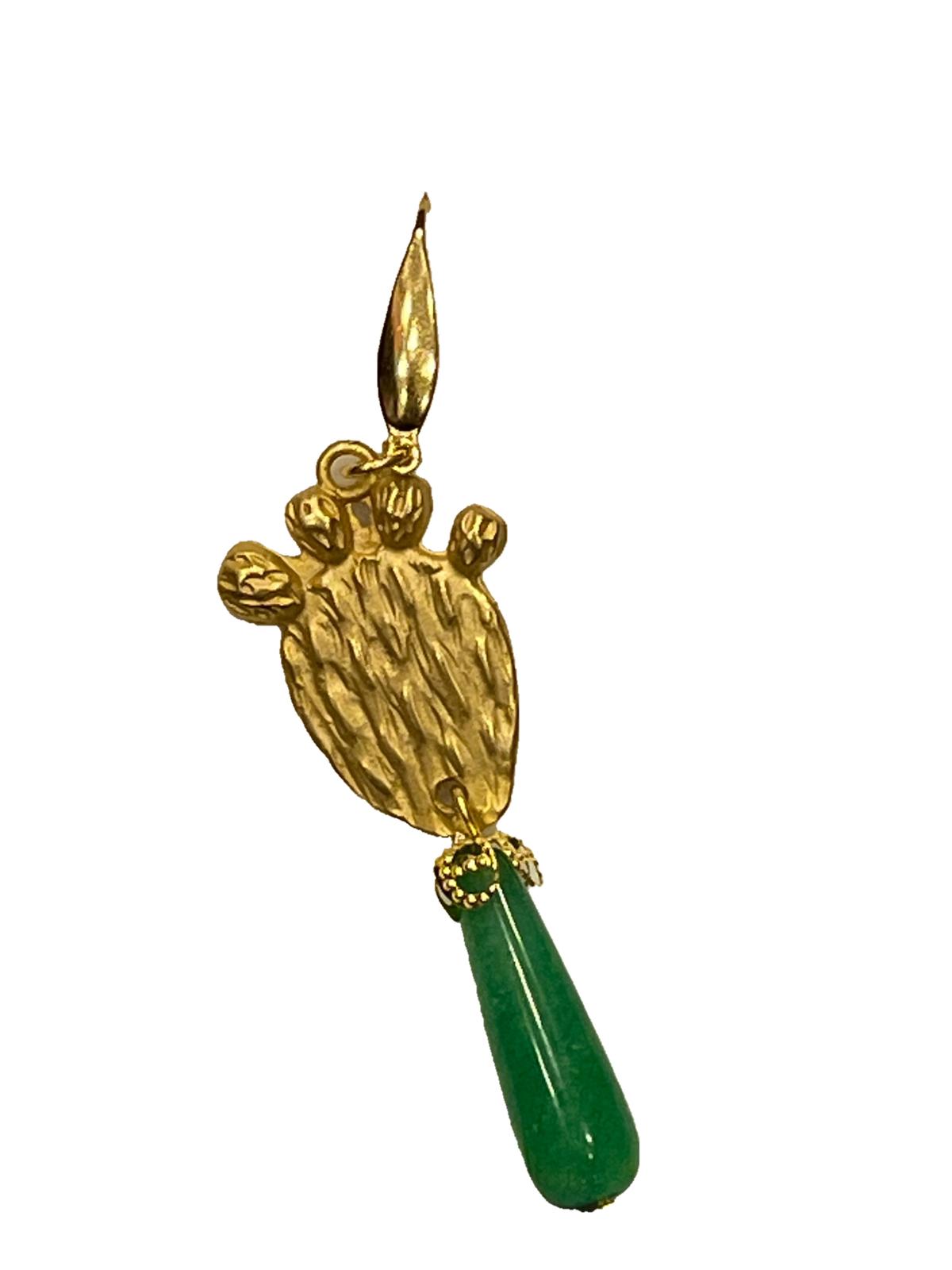 ORECCHINI COLLEZIONE SICILIA BASE ORO E PIETRE