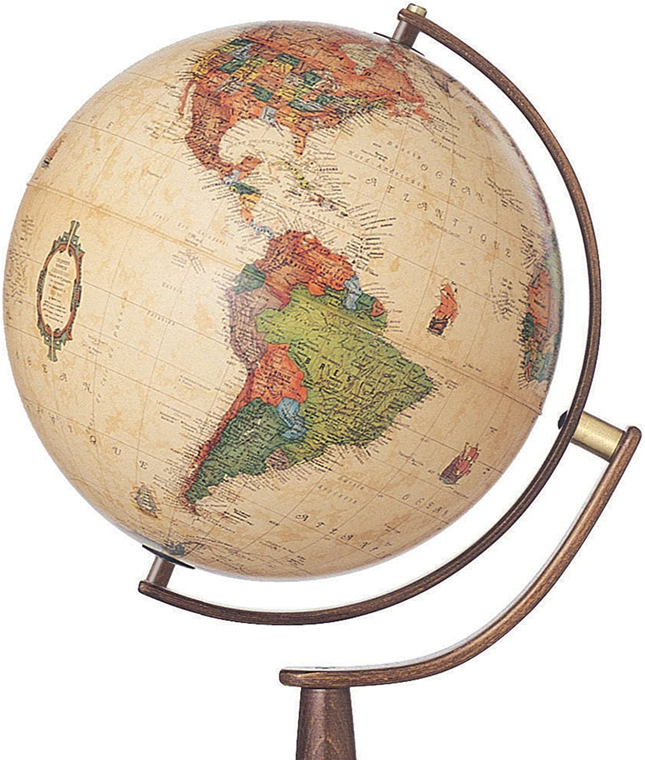 Novarico Mappamondo Globo Sylvia Antico Dm 37