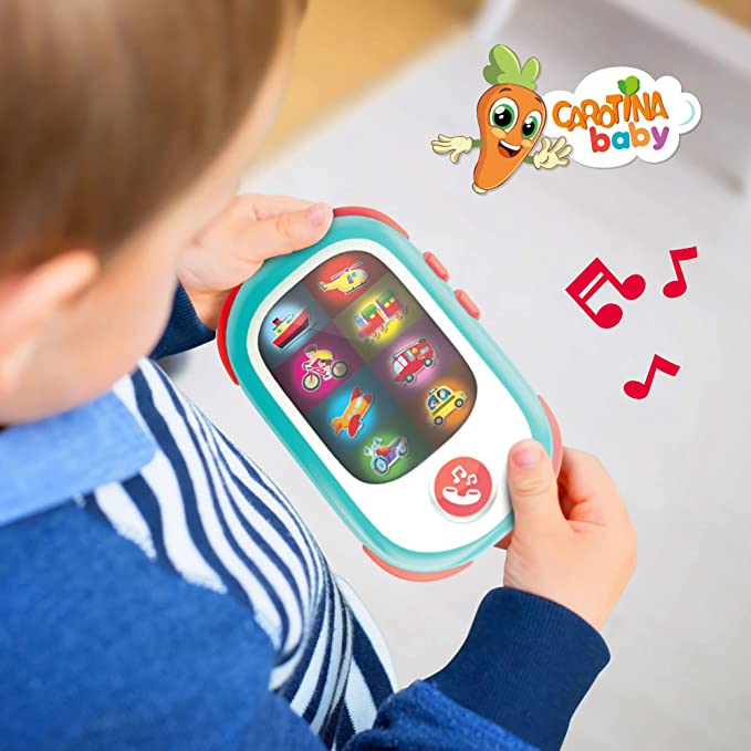 Liscianigiochi- Carotina Baby Smartphone LED, 95032