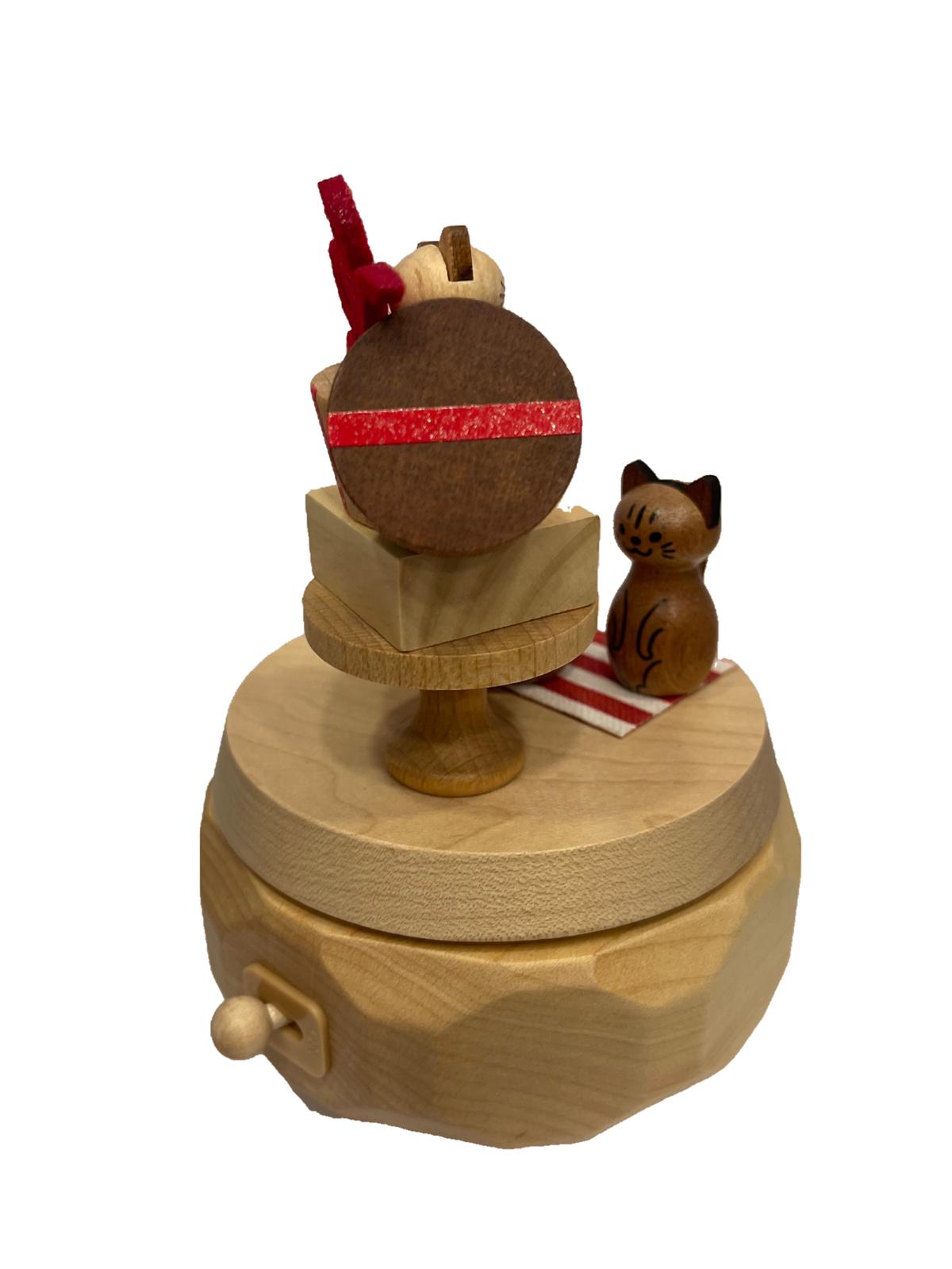 CARILLON GATTO FESTA A SORPRESA WOODERFUL LIFE