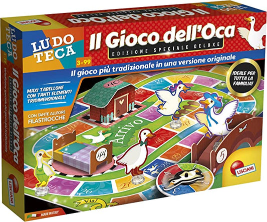 Lisciani Giochi- Ludoteca Gioco dell'Oca Deluxe, Colore