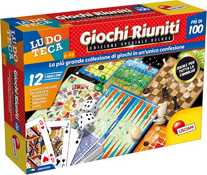 Liscianigiochi- Riuniti Piu' di 100 Scatola Deluxe, Multicolore