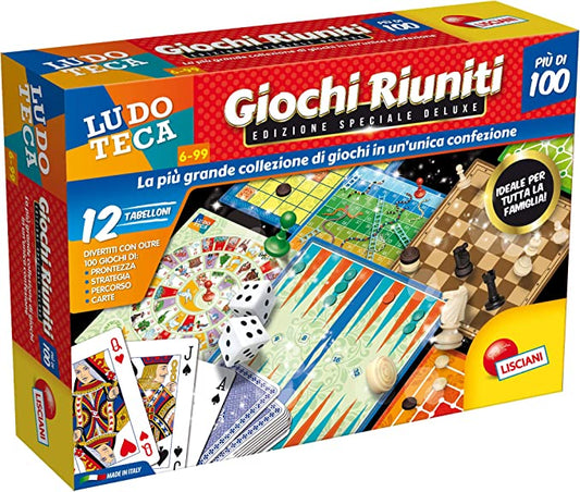 Liscianigiochi- Riuniti Piu' di 100 Scatola Deluxe, Multicolore