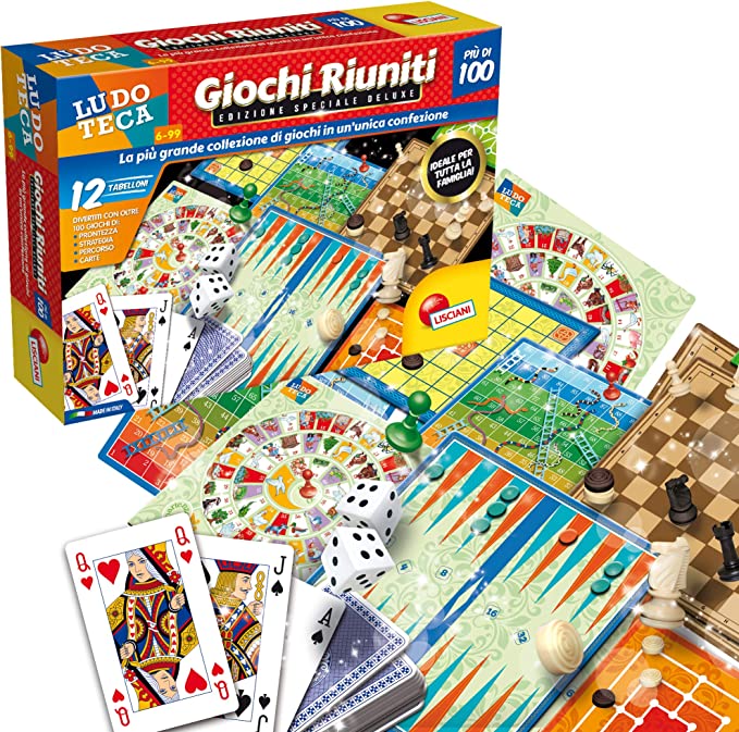 Liscianigiochi- Riuniti Piu' di 100 Scatola Deluxe, Multicolore