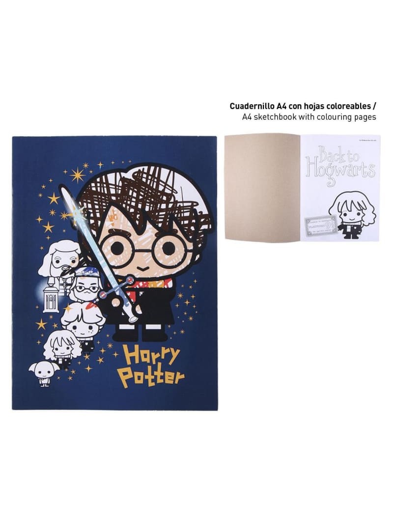 HARRY POTTER - Set Cartoleria Da Colorare