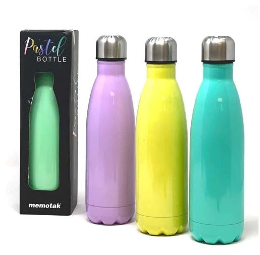 MEMOTAK BORRACCIA ALLUMINIO 500ml. PASTEL - Conf. da 1