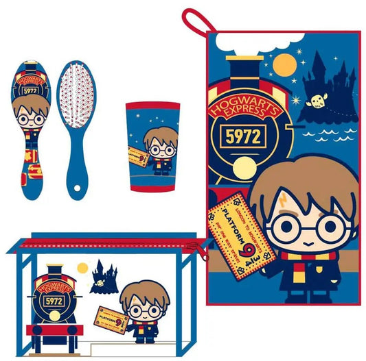 BEAUTY CASE DA BAGNO SET 3 PEZZI HARRY POTTER