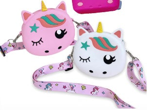 UNICORNO TRACOLLINA IN SILICONE