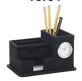 PORTAPENNE C/OROLOGIO AL QUARZO 73768