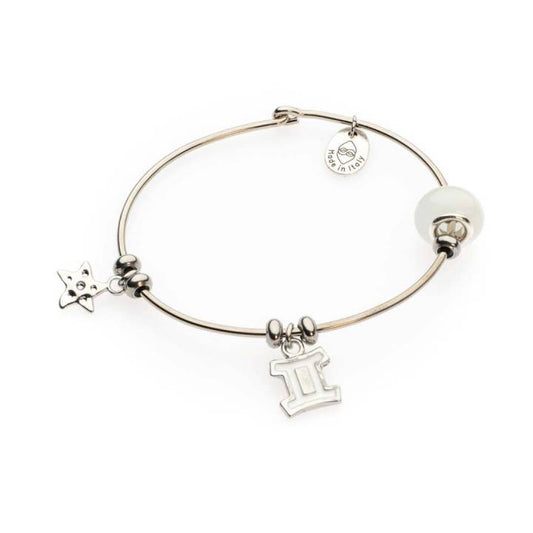Bracciale Rigido Argento – Gemelli